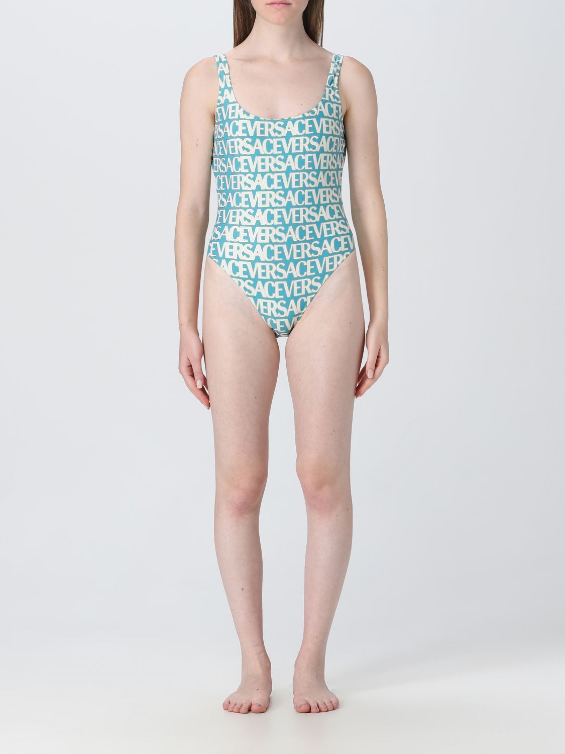 Versace Swimsuit VERSACE Woman colour Turquoise