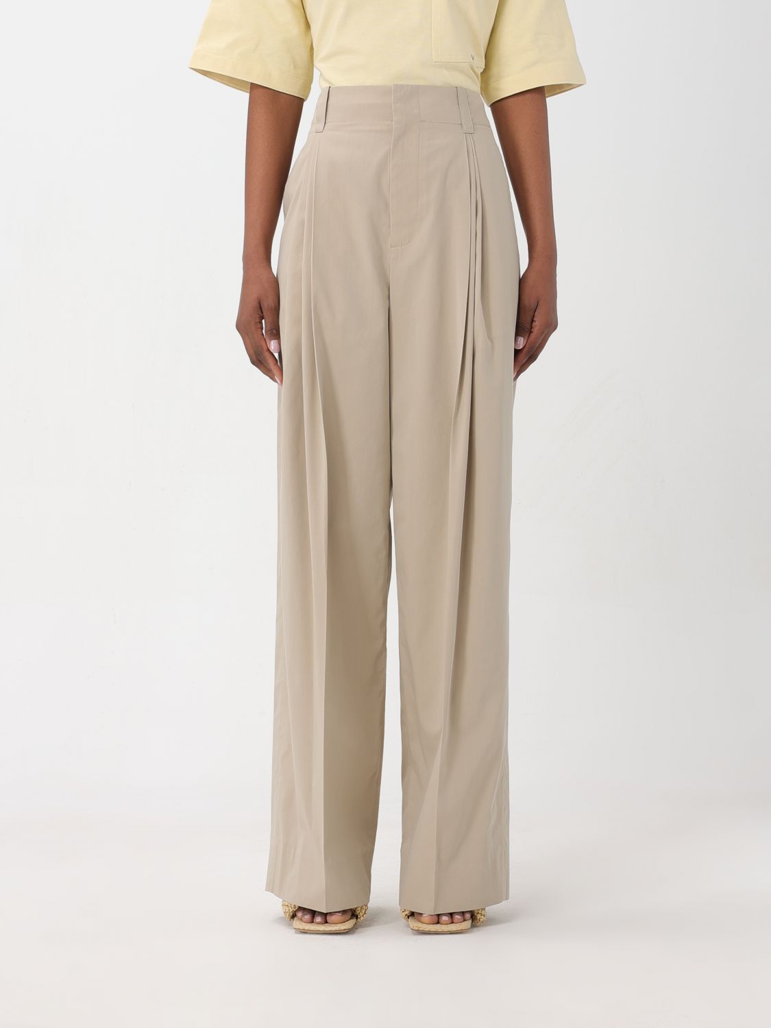 Bottega Veneta Trousers BOTTEGA VENETA Woman colour Beige