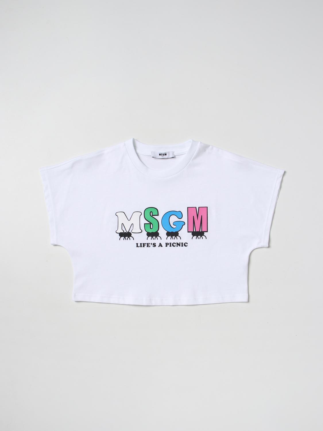 Msgm Kids T-Shirt MSGM KIDS Kids colour White