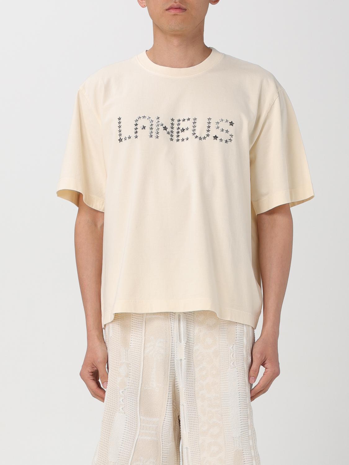 Laneus T-Shirt LANEUS Men color Beige