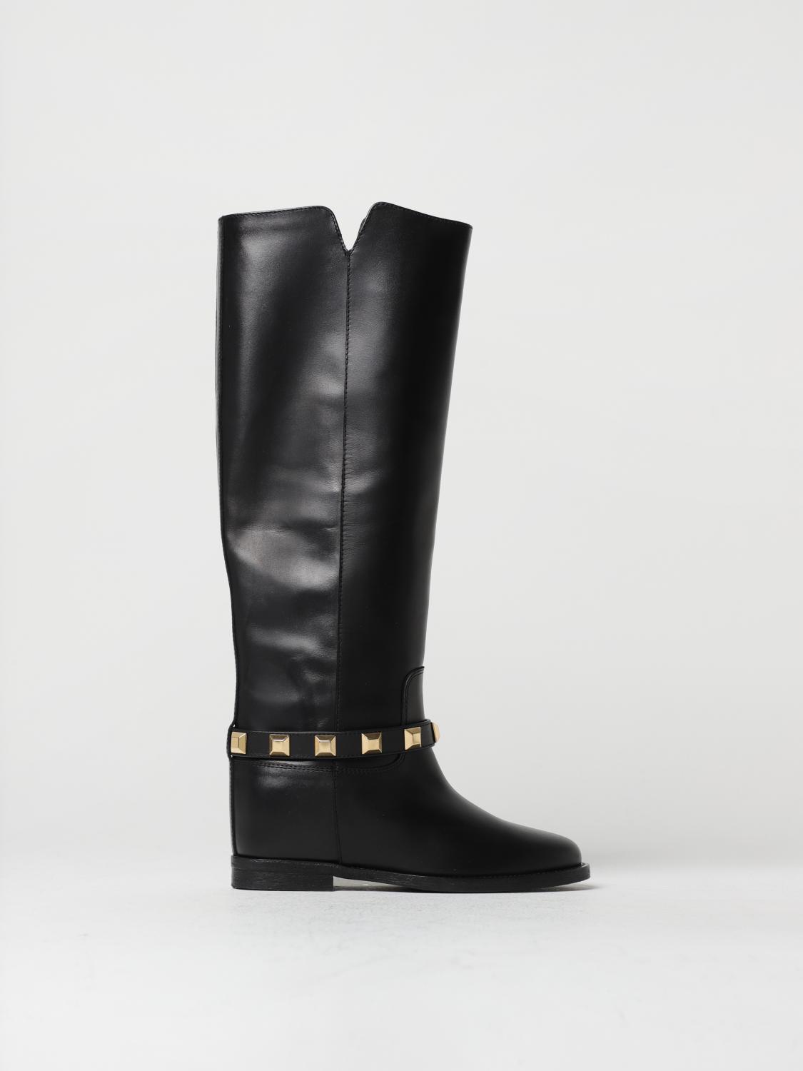 Via Roma 15 Boots VIA ROMA 15 Woman colour Black