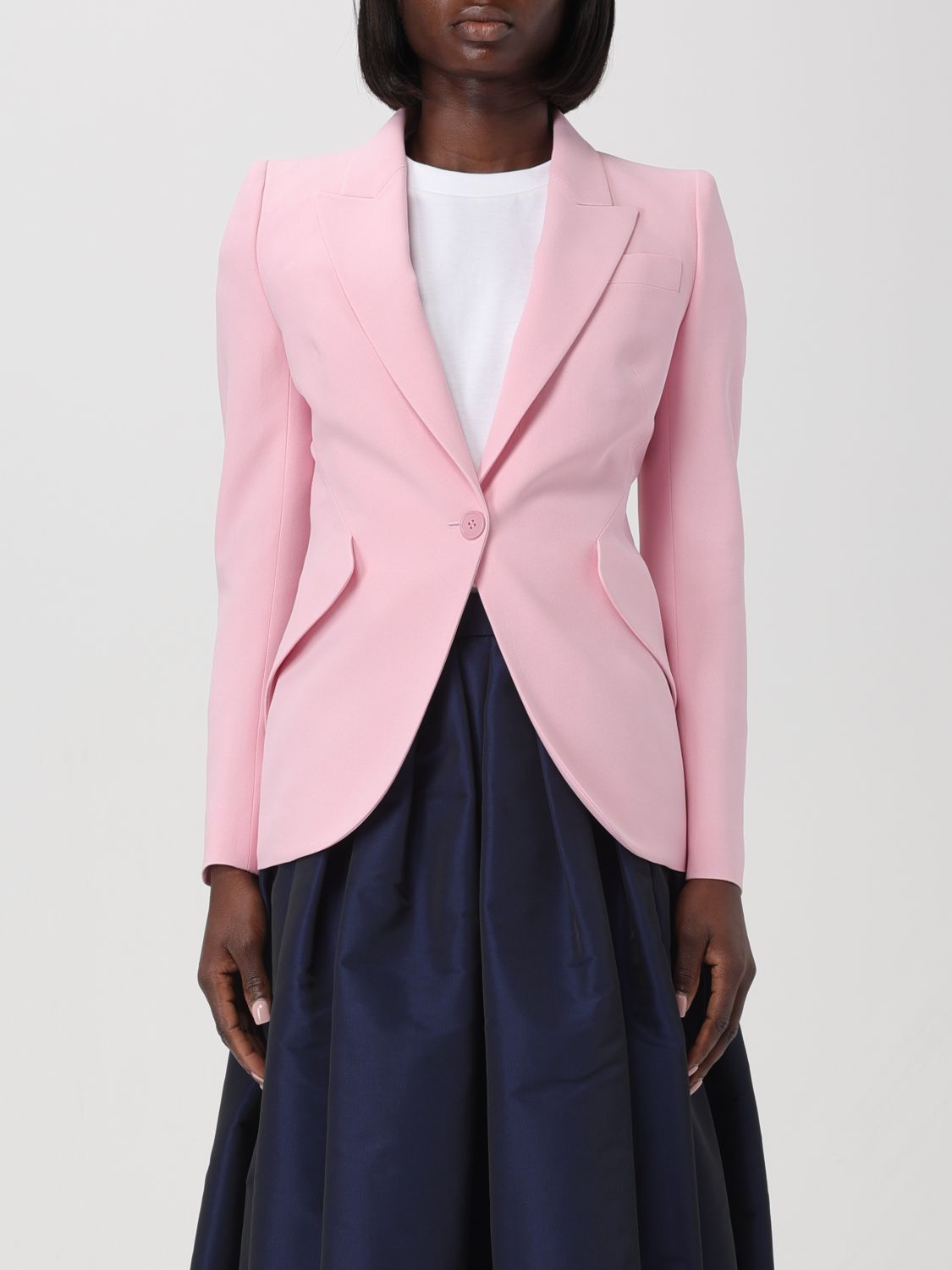 Alexander McQueen Blazer ALEXANDER MCQUEEN Woman colour Pink