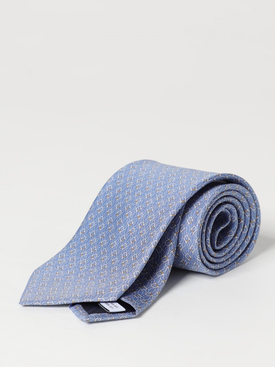 Ferragamo Tie FERRAGAMO Men colour Gnawed Blue