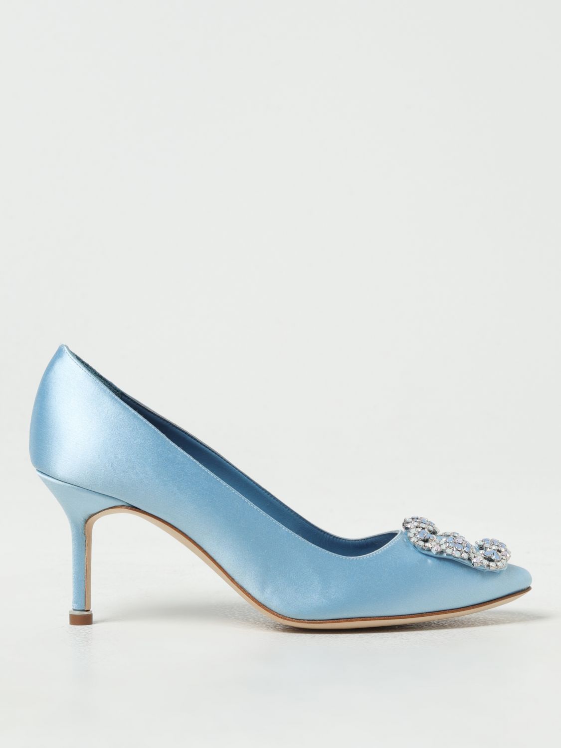 Manolo Blahnik Court Shoes MANOLO BLAHNIK Woman colour Blue