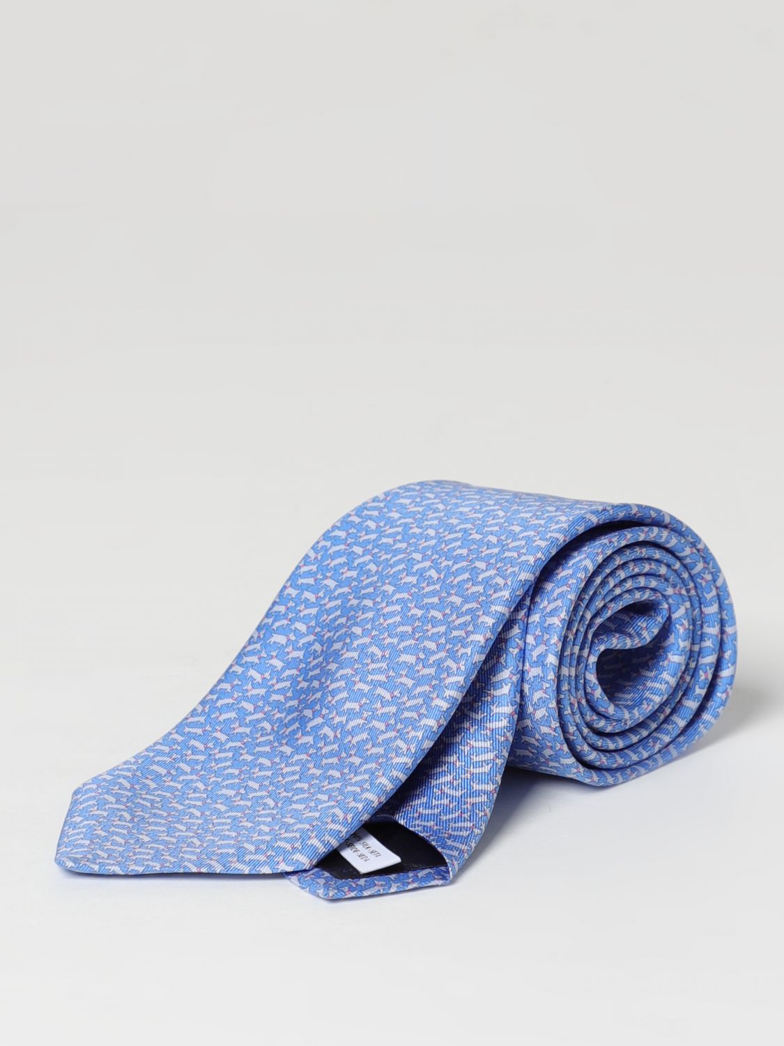 Ferragamo Tie FERRAGAMO Men colour Gnawed Blue