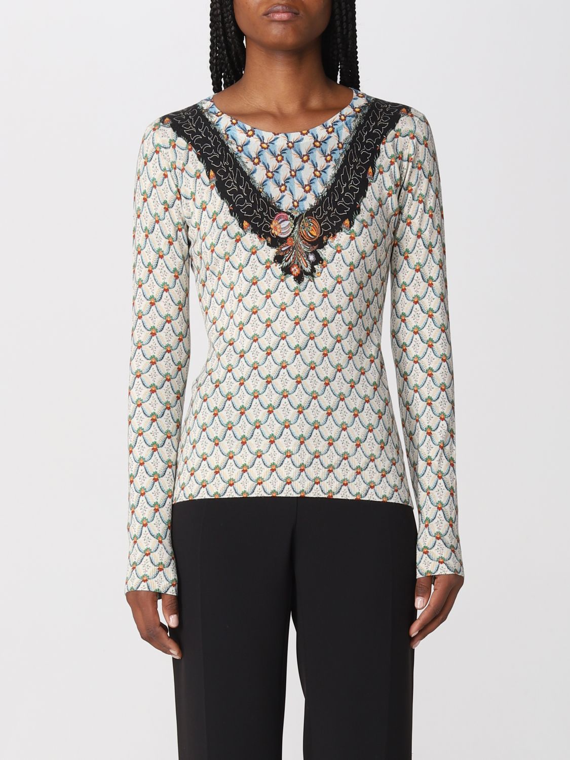 Etro Jumper ETRO Woman colour Blue