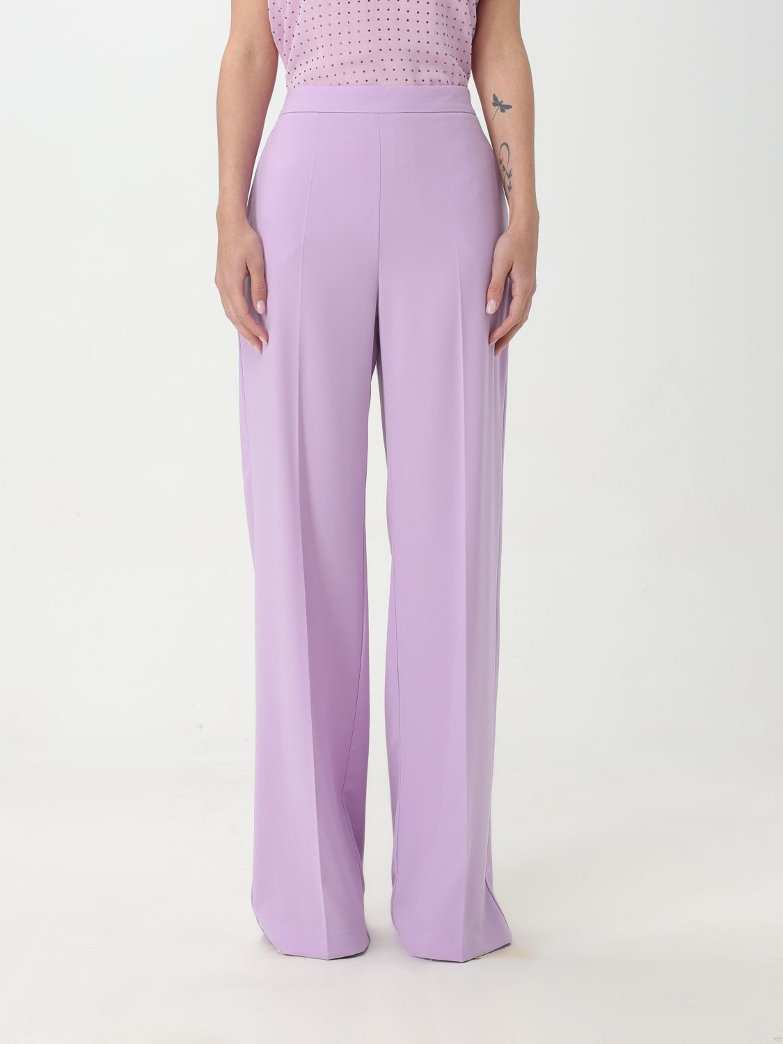 Patrizia Pepe Trousers PATRIZIA PEPE Woman colour Periwinkle