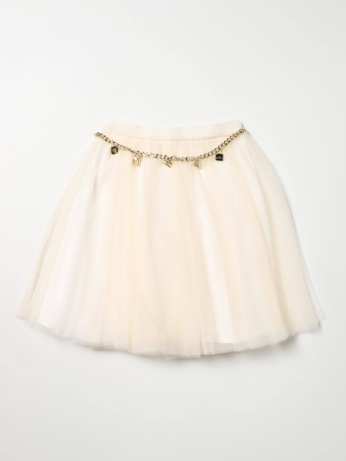 Elisabetta Franchi Skirt ELISABETTA FRANCHI Kids colour Ivory