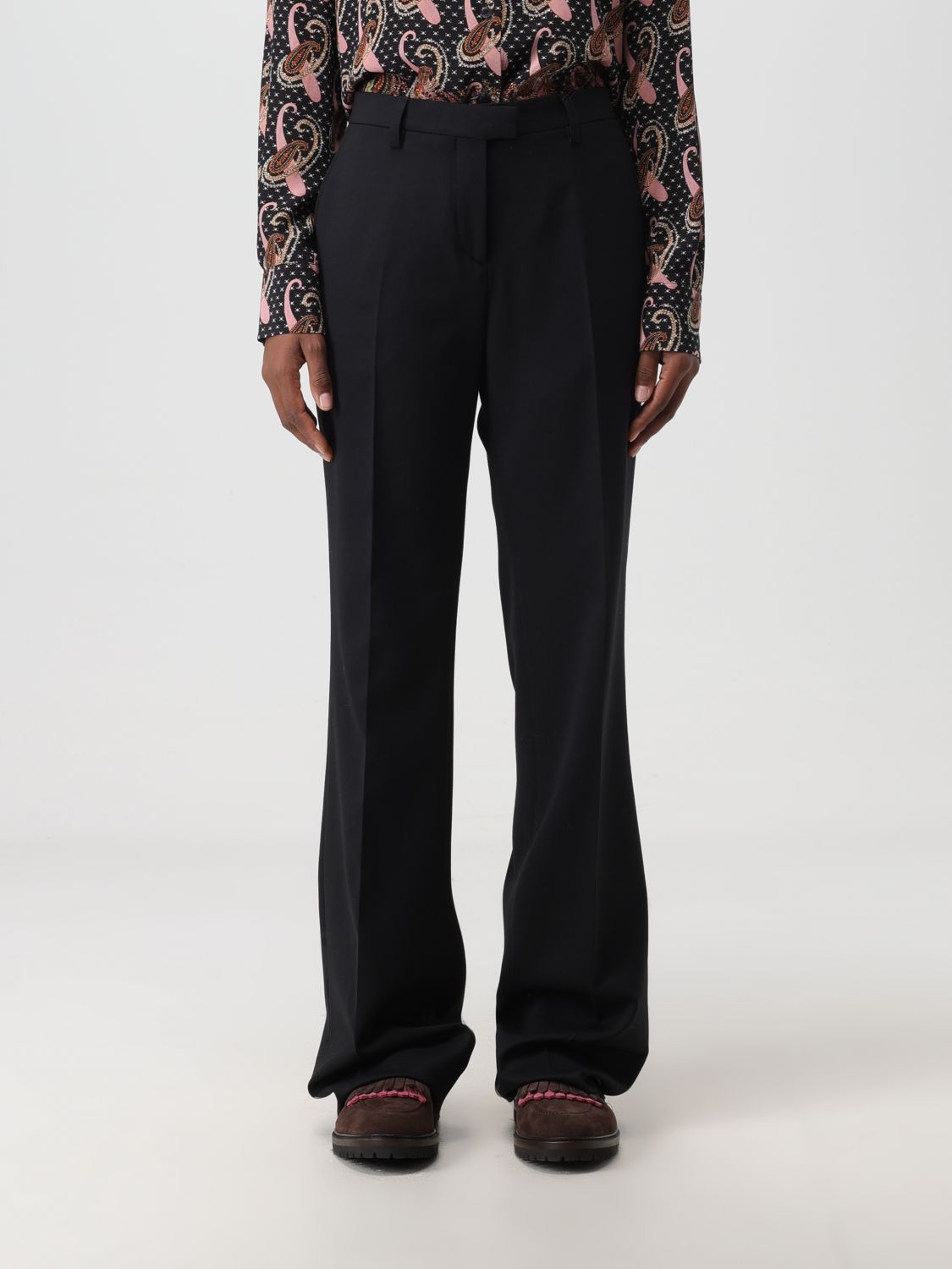 Etro Trousers ETRO Woman colour Black