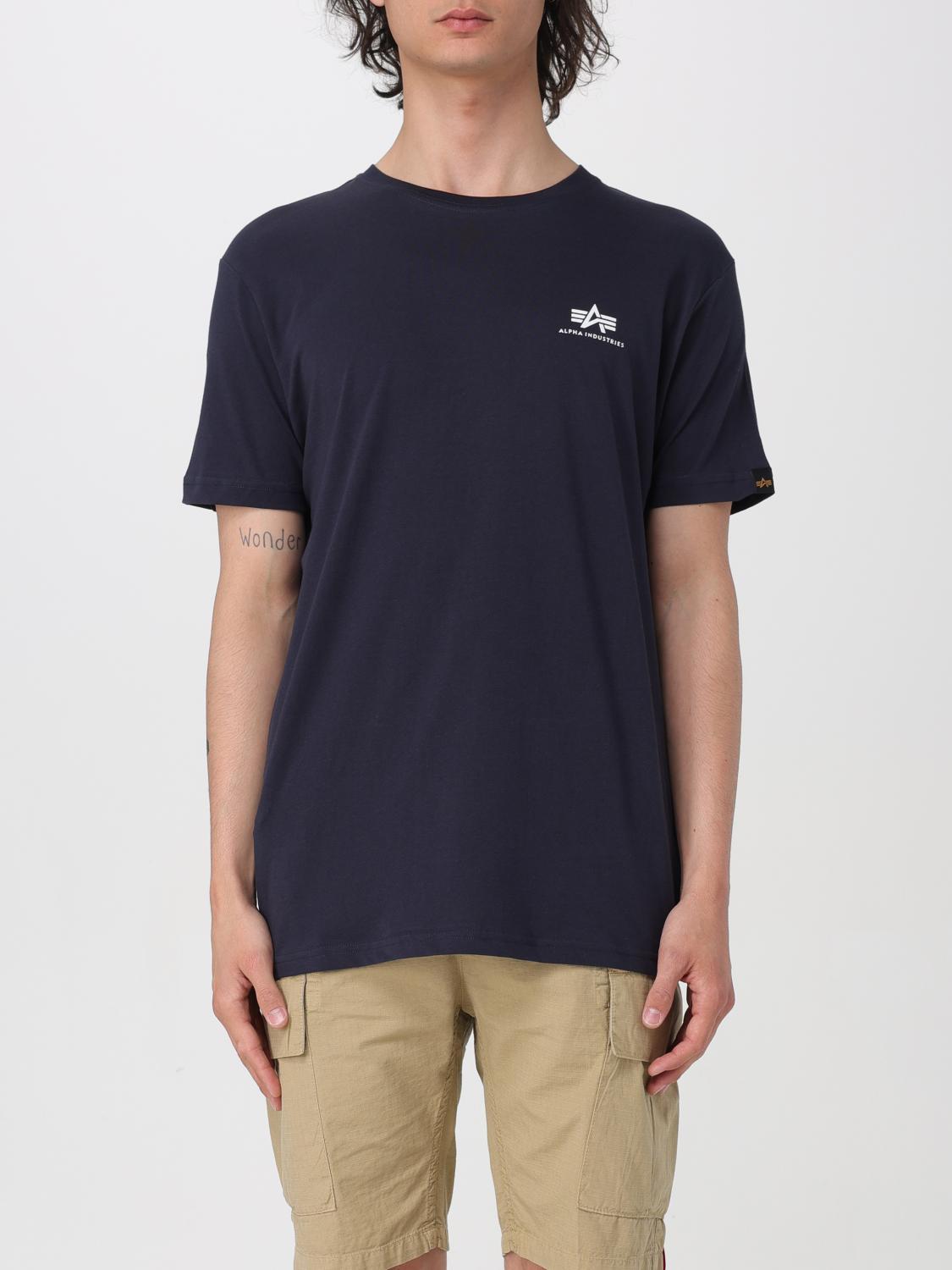 Alpha Industries T-Shirt ALPHA INDUSTRIES Men colour Blue