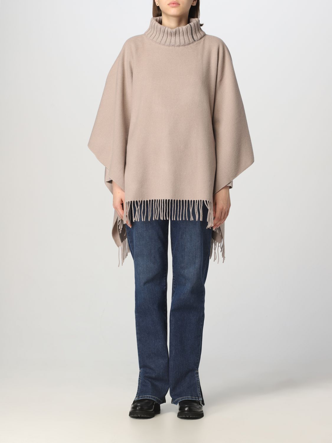 Fabiana Filippi Cloak FABIANA FILIPPI Woman colour Beige