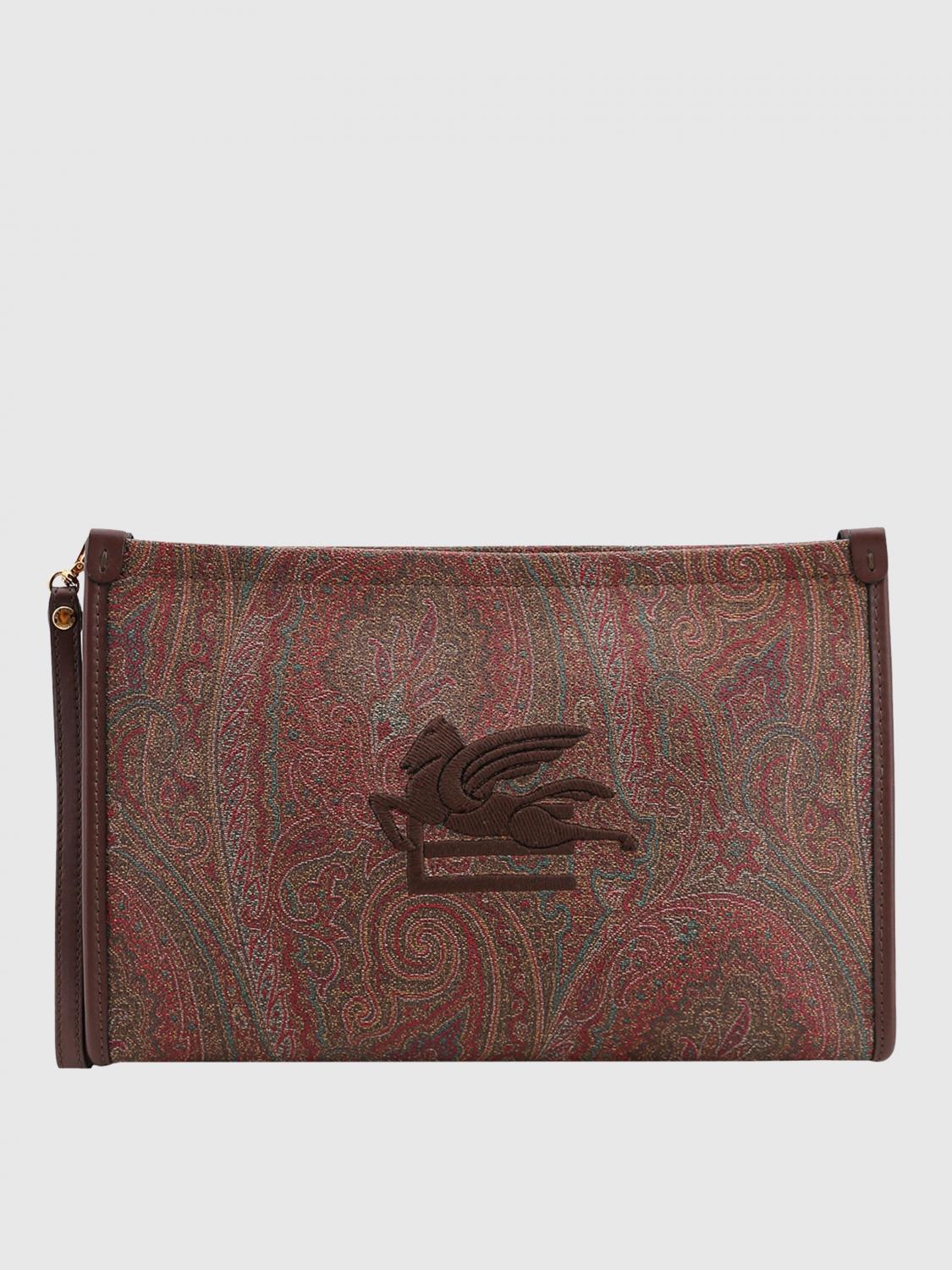 Etro Clutch ETRO Woman color Brown