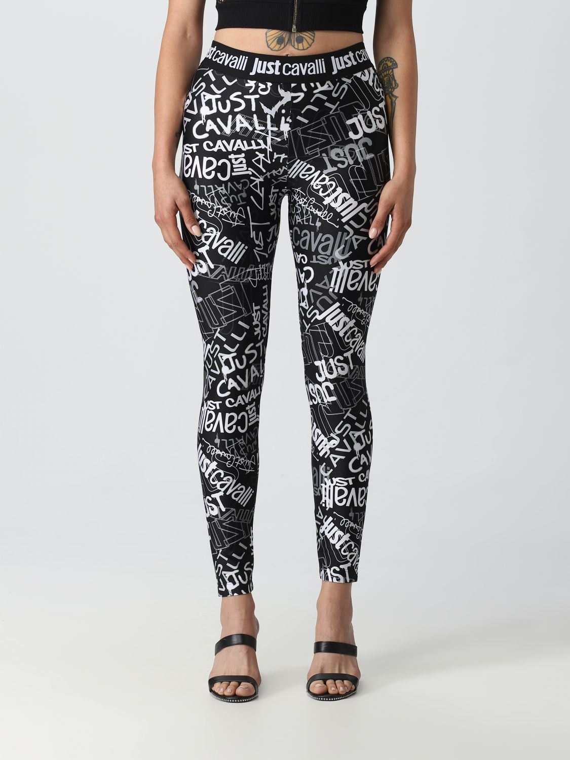 Just Cavalli Trousers JUST CAVALLI Woman colour Black