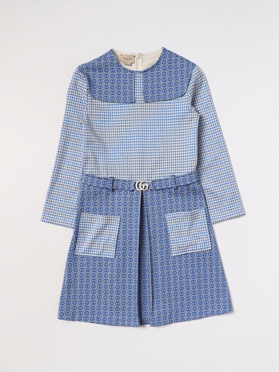 Gucci Dress GUCCI Kids colour Gnawed Blue