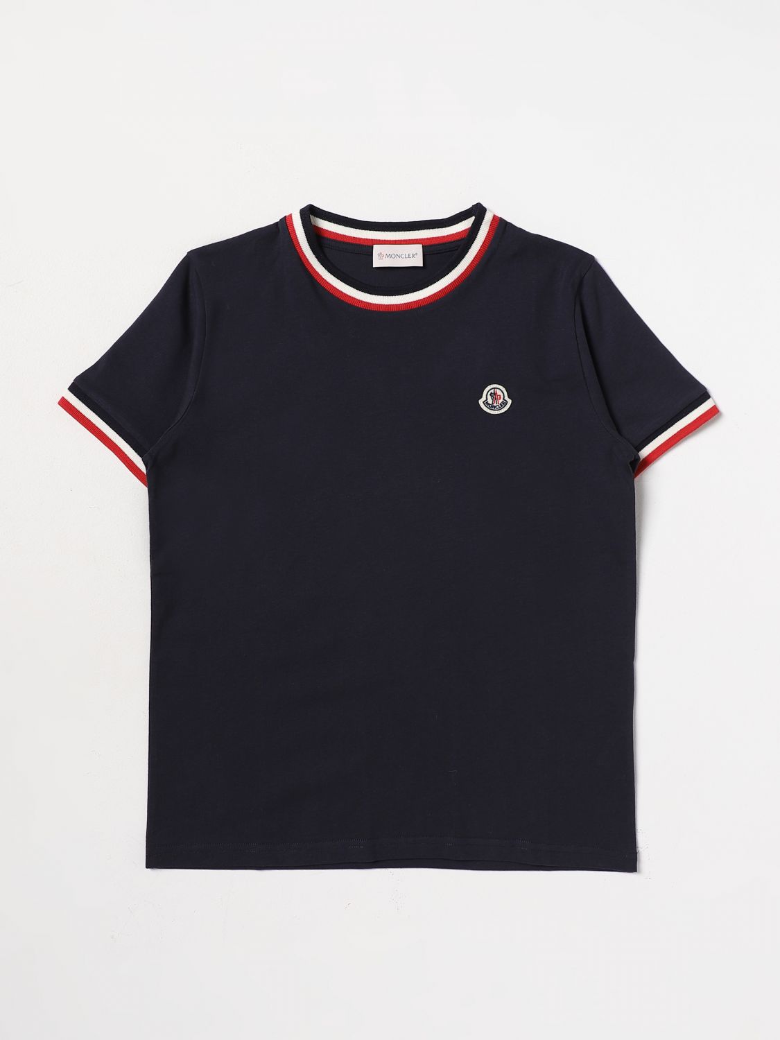 Moncler T-Shirt MONCLER Kids colour Blue