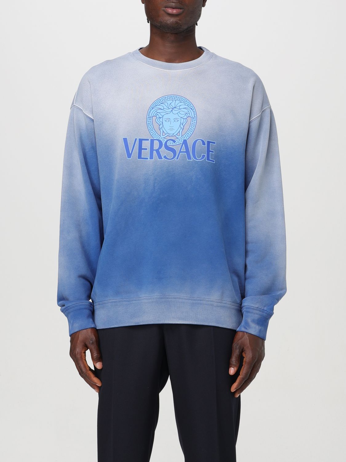 Versace Sweatshirt VERSACE Men color Blue