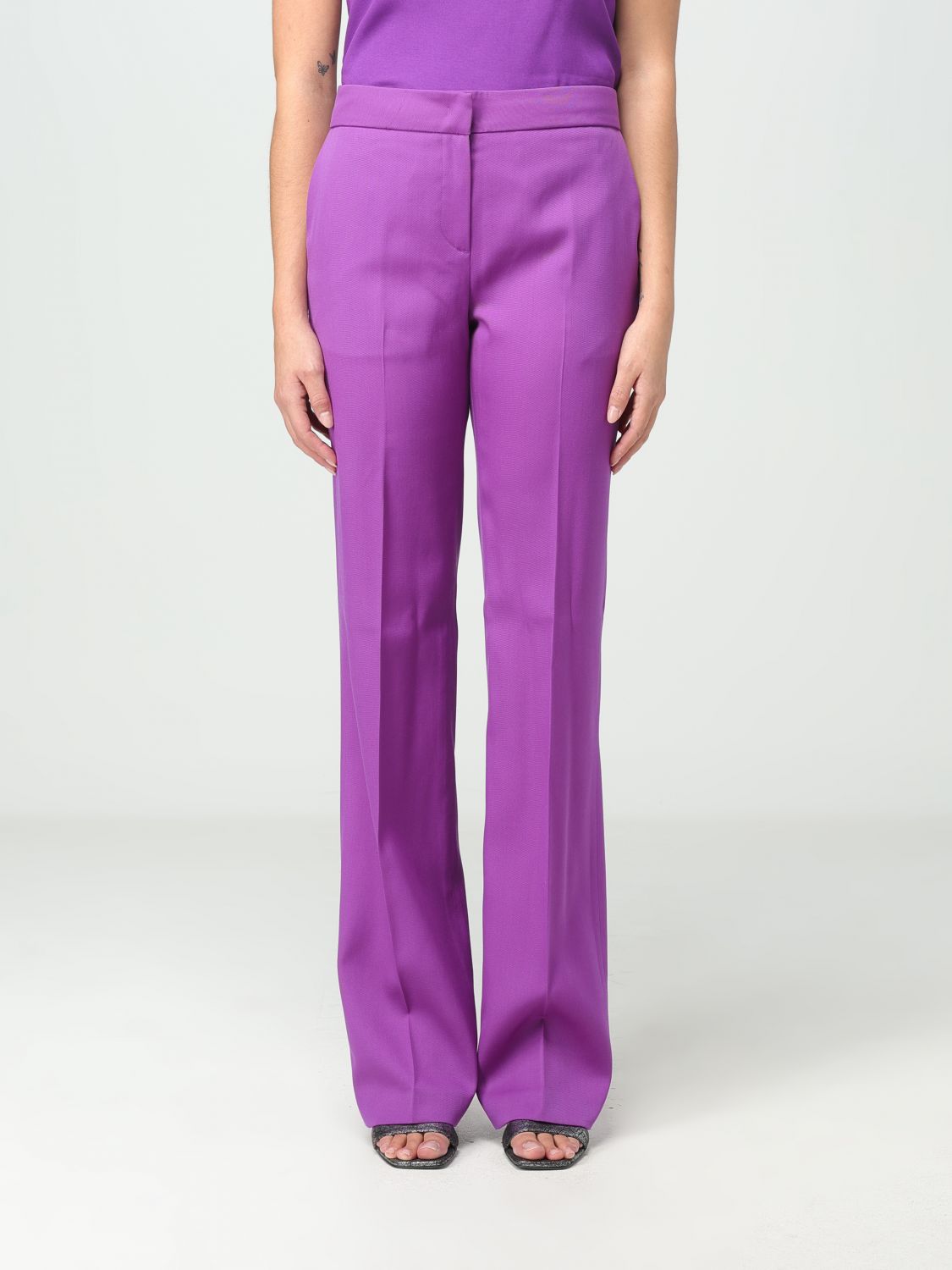 Fabiana Filippi Trousers FABIANA FILIPPI Woman colour Violet