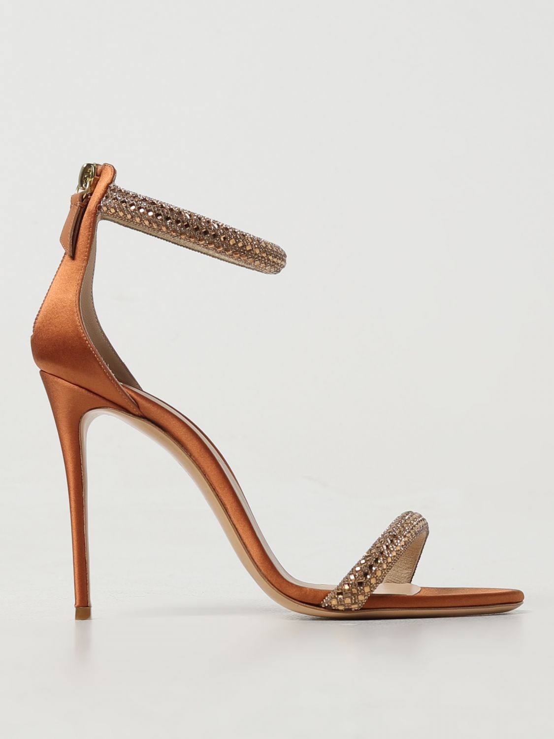 Casadei Heeled Sandals CASADEI Woman colour Bronze