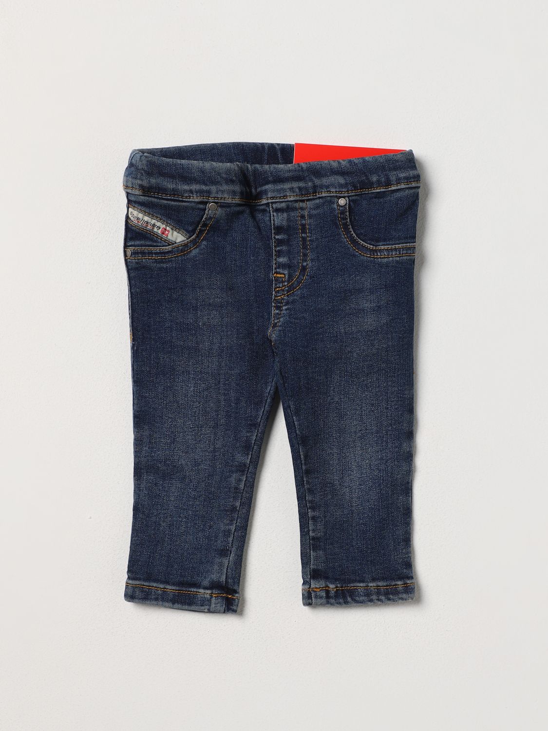 Diesel Trousers DIESEL Kids colour Denim