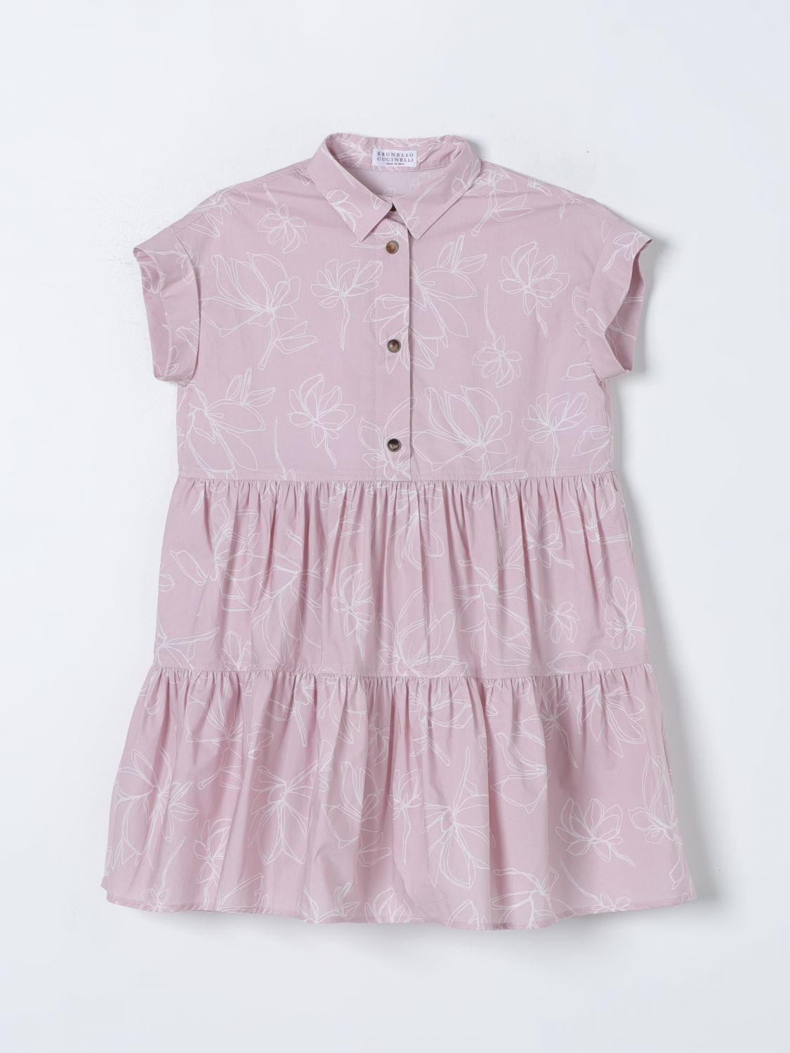 Brunello Cucinelli Dress BRUNELLO CUCINELLI Kids colour Pink