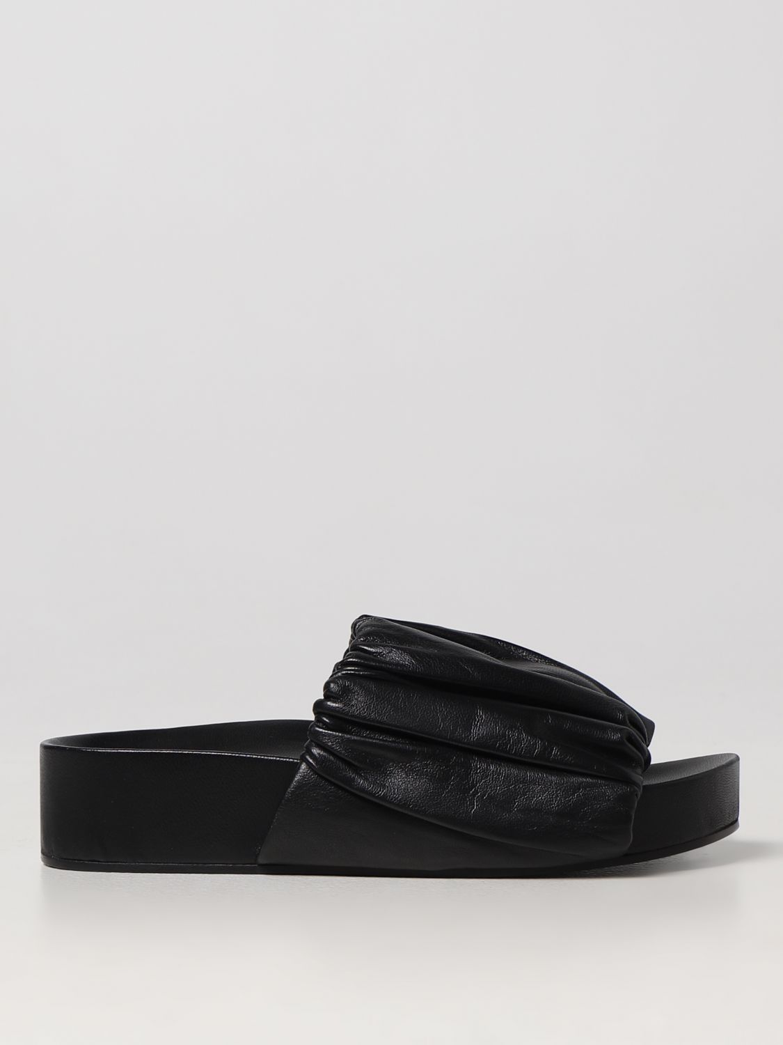 Jil Sander Flat Sandals JIL SANDER Woman colour Black