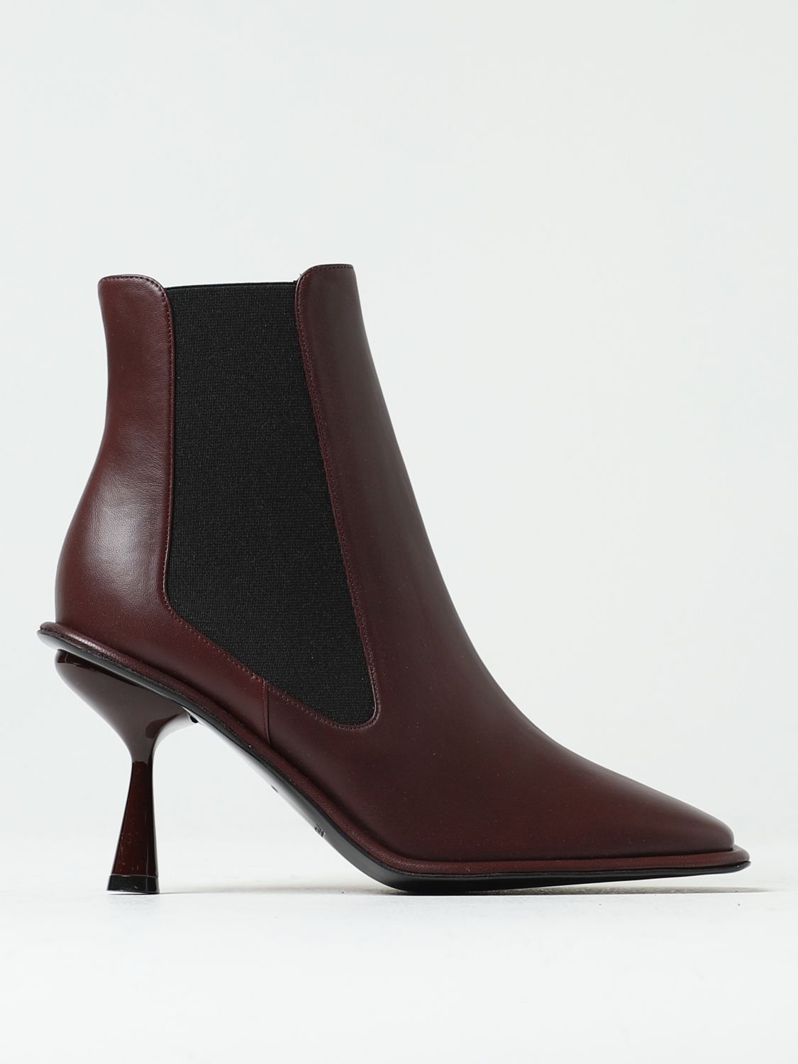 Pierre Hardy Flat Ankle Boots PIERRE HARDY Woman colour Burgundy