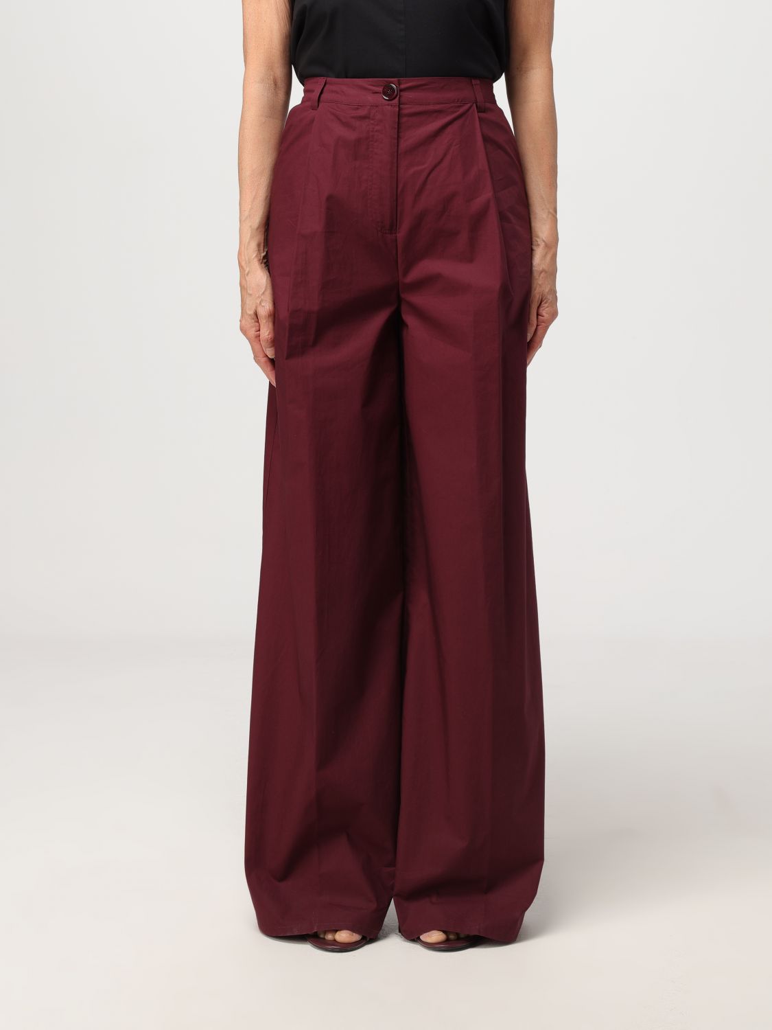 Patrizia Pepe Trousers PATRIZIA PEPE Woman colour Wine