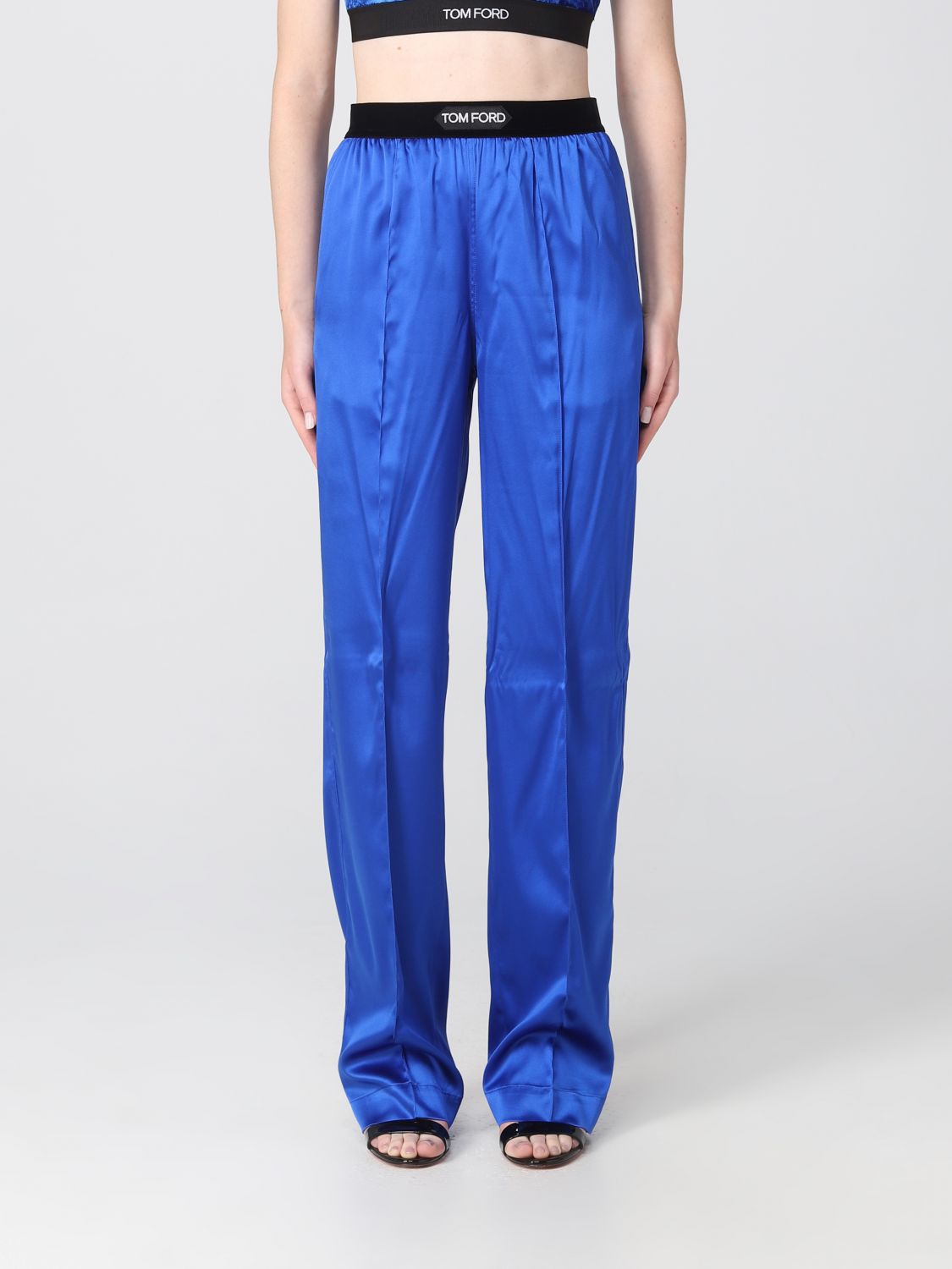 Tom Ford Trousers TOM FORD Woman colour Blue