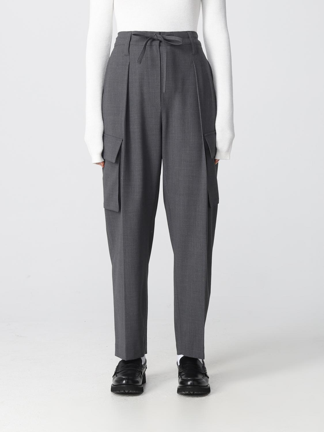 Brunello Cucinelli Trousers BRUNELLO CUCINELLI Woman colour Grey