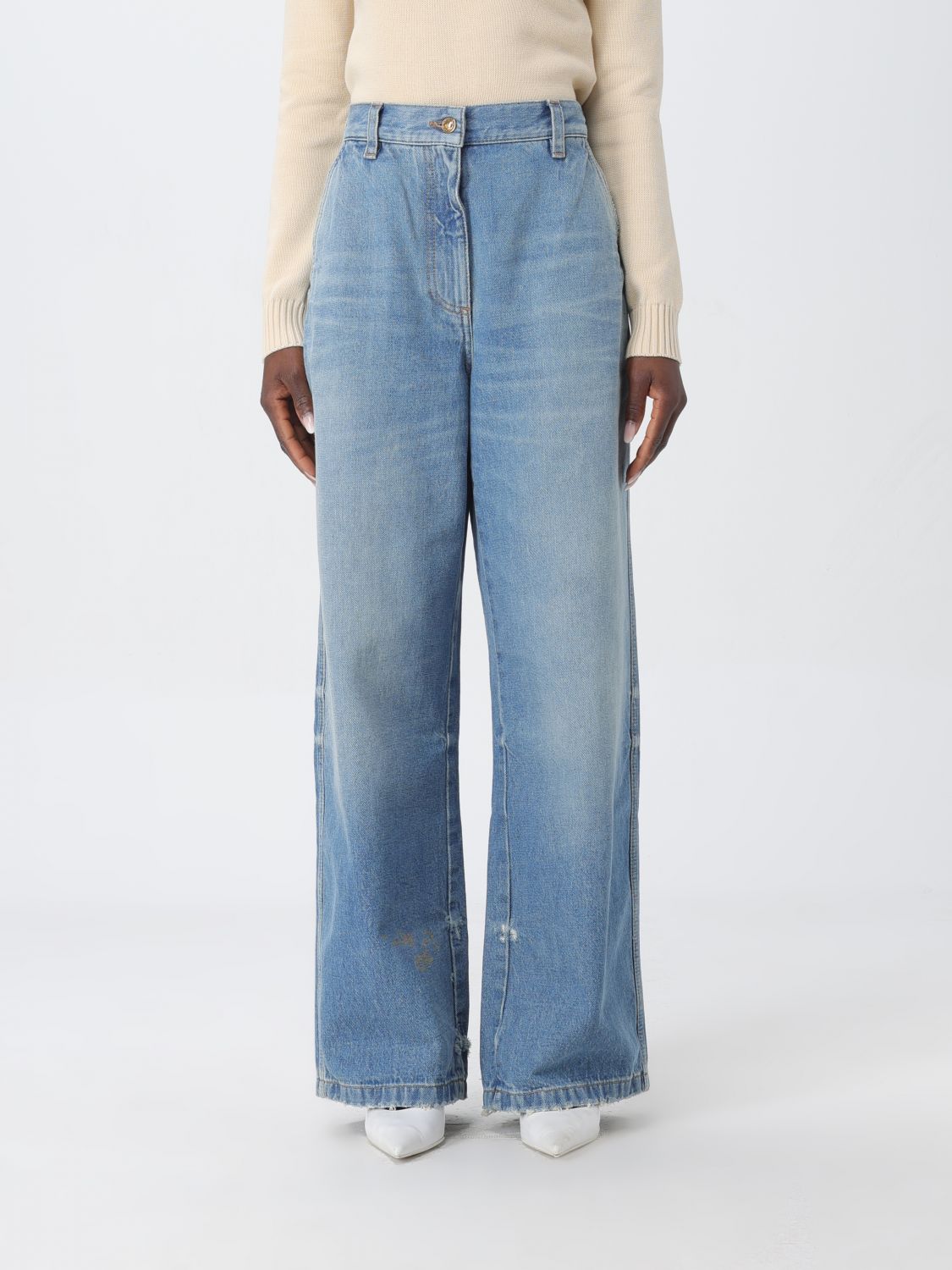 PALM ANGELS Jeans PALM ANGELS Woman colour Denim