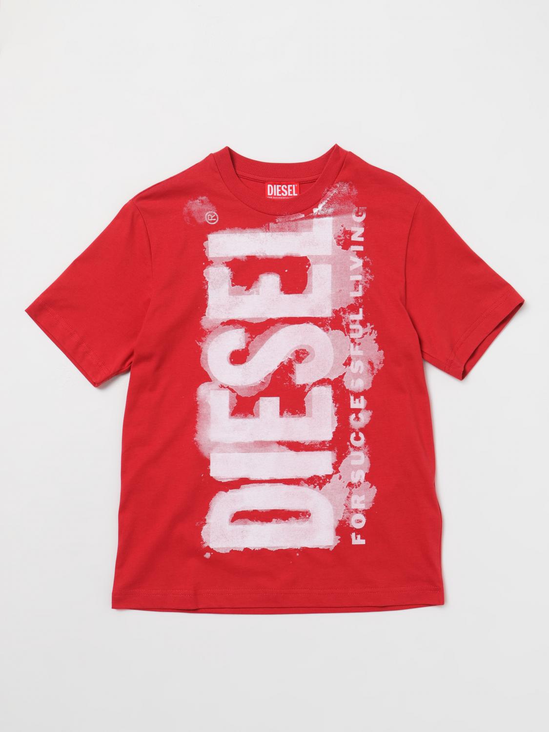 Diesel T-Shirt DIESEL Kids colour Red