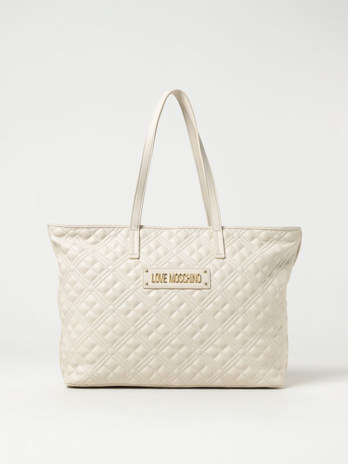 Love Moschino Tote Bags LOVE MOSCHINO Woman colour Ivory