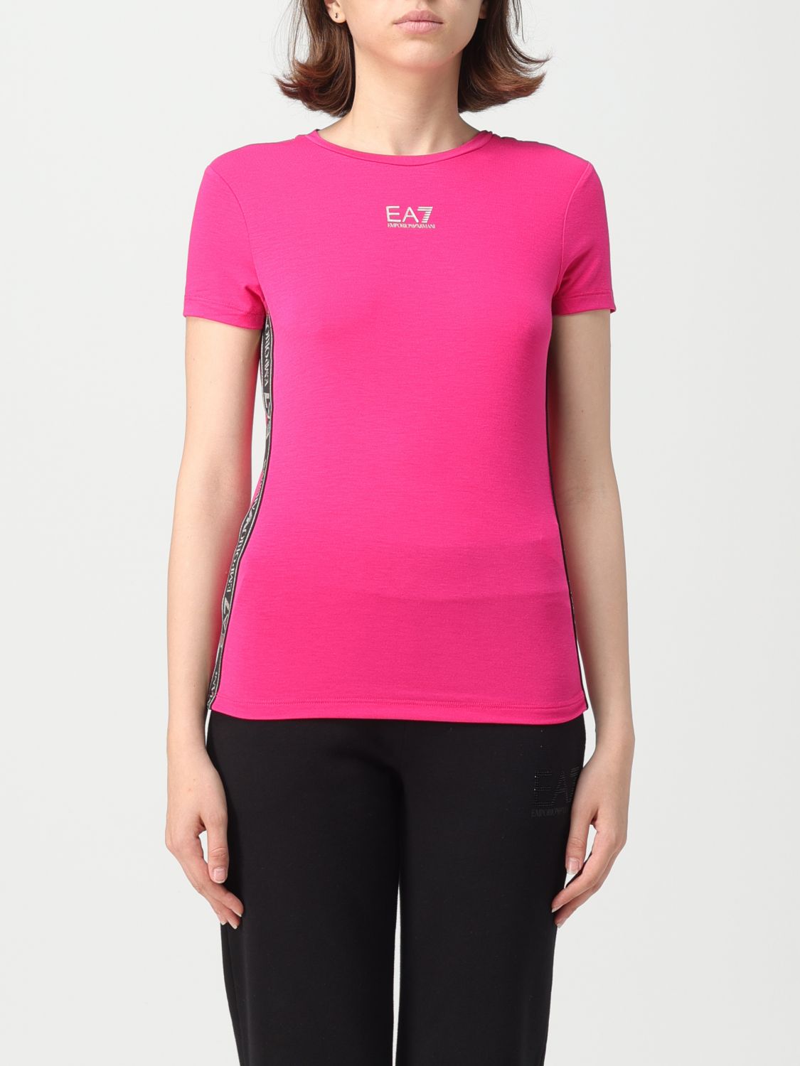 EA7 T-Shirt EA7 Woman colour Fuchsia