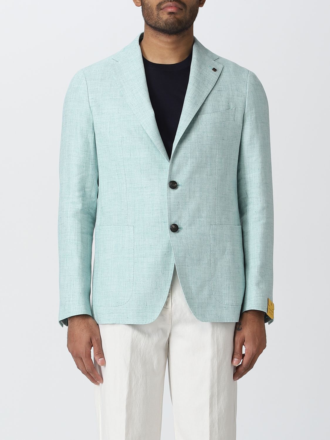 Tagliatore Blazer TAGLIATORE Men colour Turquoise