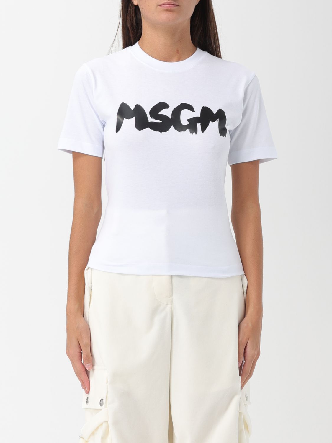 Msgm T-Shirt MSGM Woman colour White