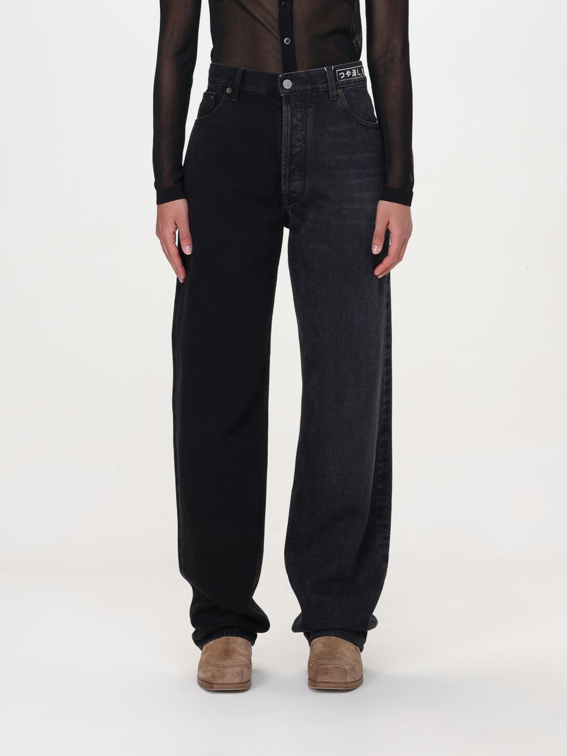 MM6 Maison Margiela Jeans MM6 MAISON MARGIELA Woman colour Black