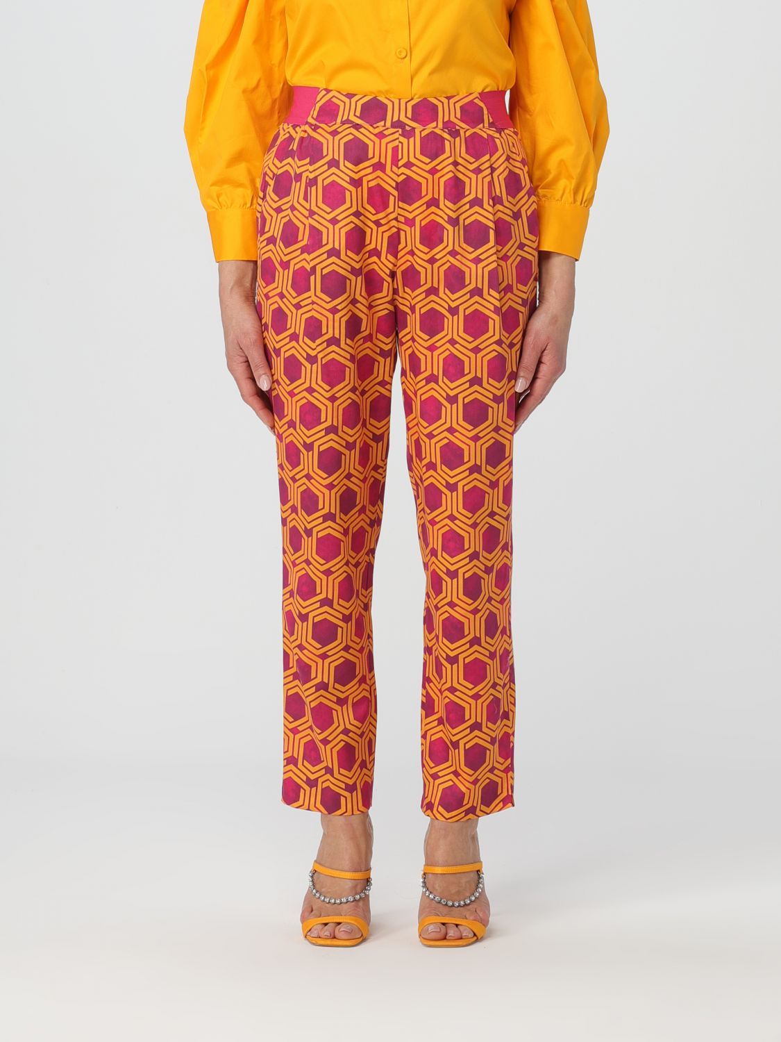 Hanita Trousers HANITA Woman colour Orange