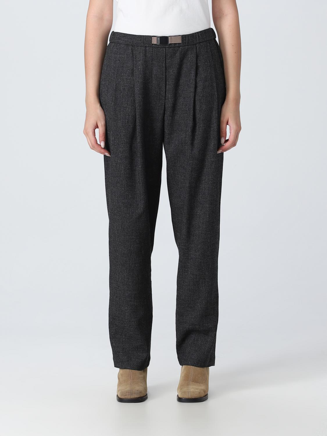 Brunello Cucinelli Trousers BRUNELLO CUCINELLI Woman colour Grey