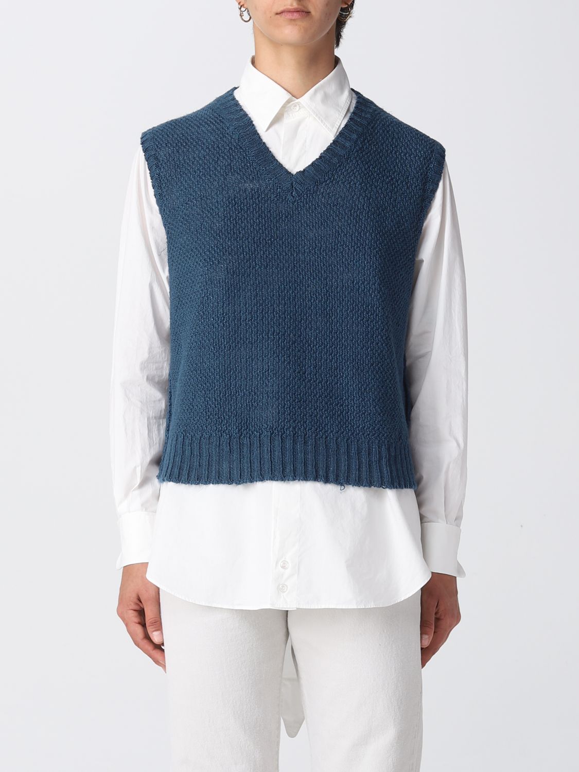 Maison Margiela Waistcoat MAISON MARGIELA Woman colour Blue