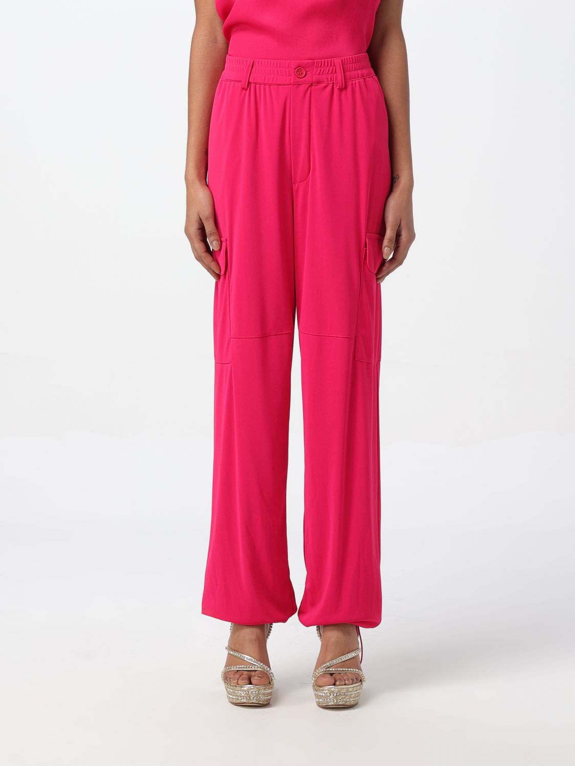 Twinset Trousers TWINSET Woman colour Fuchsia