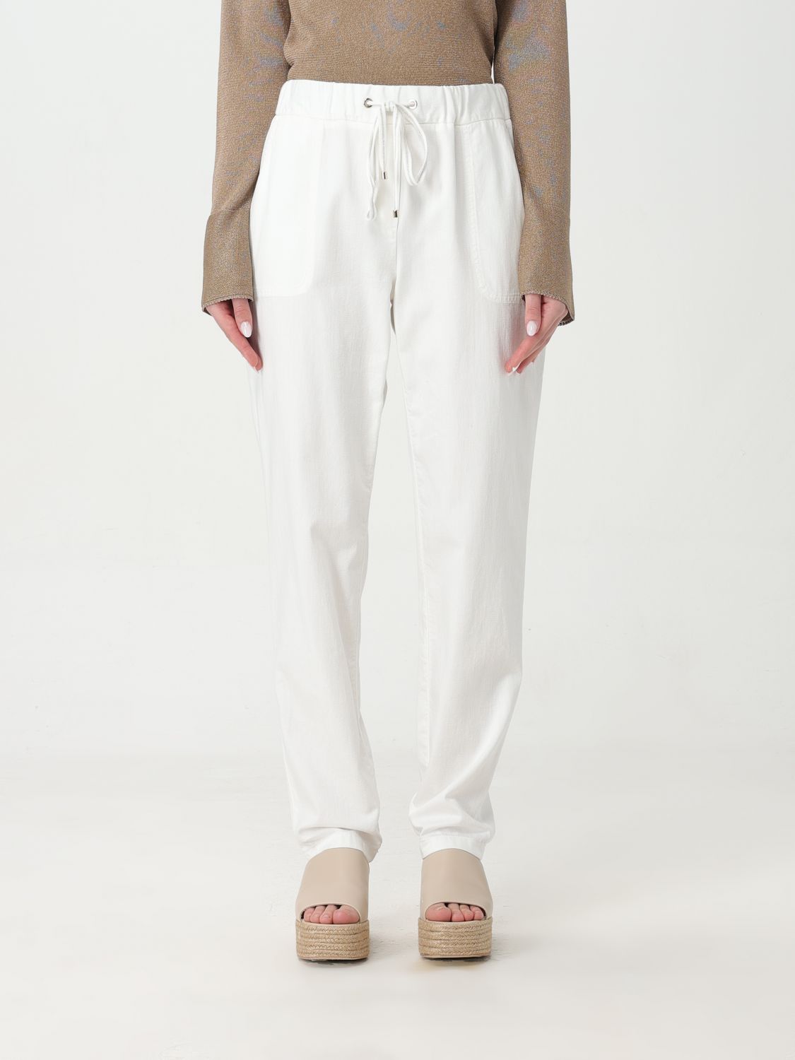Lorena Antoniazzi Trousers LORENA ANTONIAZZI Woman colour White