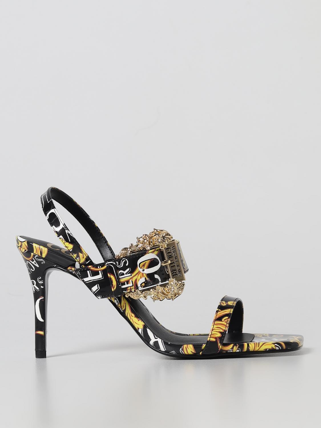 Versace Jeans Couture Heeled Sandals VERSACE JEANS COUTURE Woman colour Black