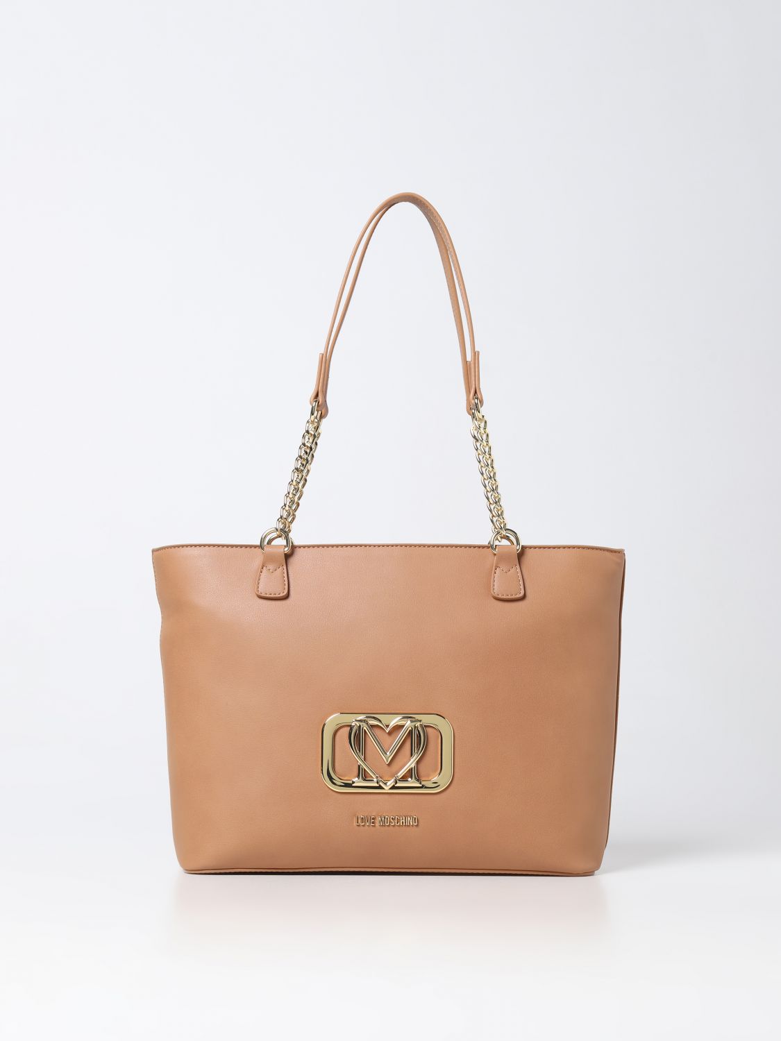 Love Moschino Tote Bags LOVE MOSCHINO Woman colour Camel