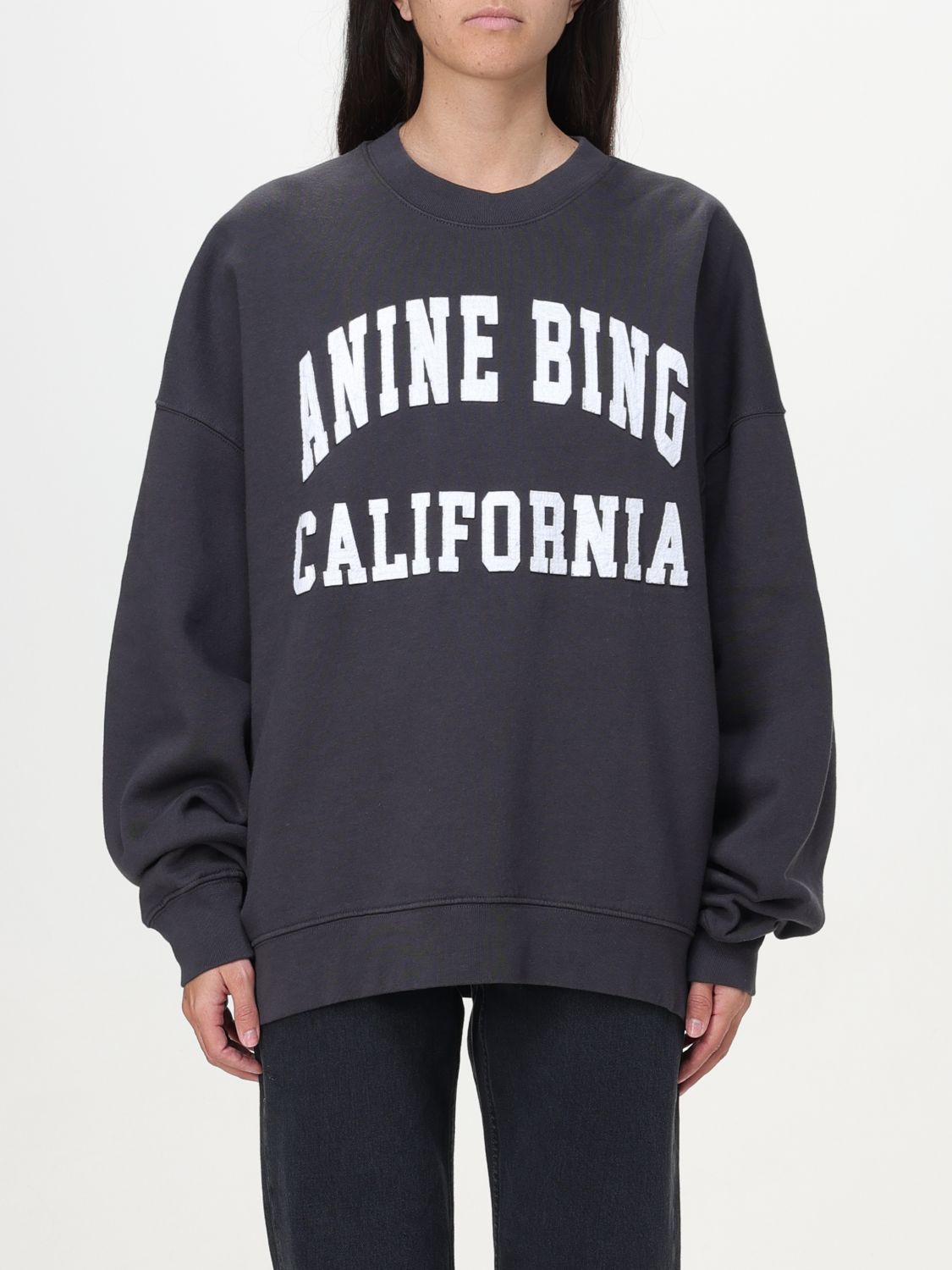 Anine Bing Sweatshirt ANINE BING Woman color Black