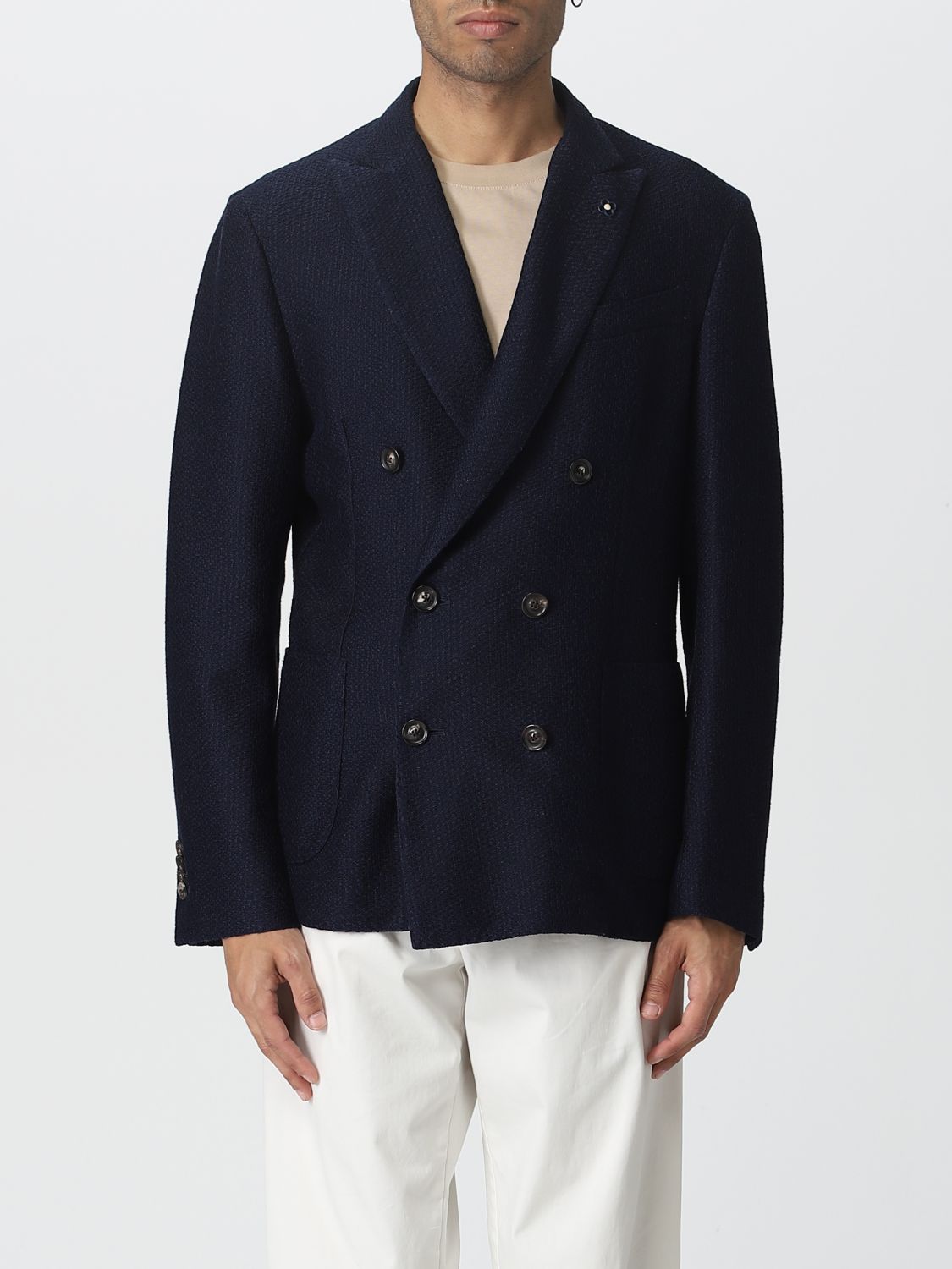 Lardini Blazer LARDINI Men colour Blue