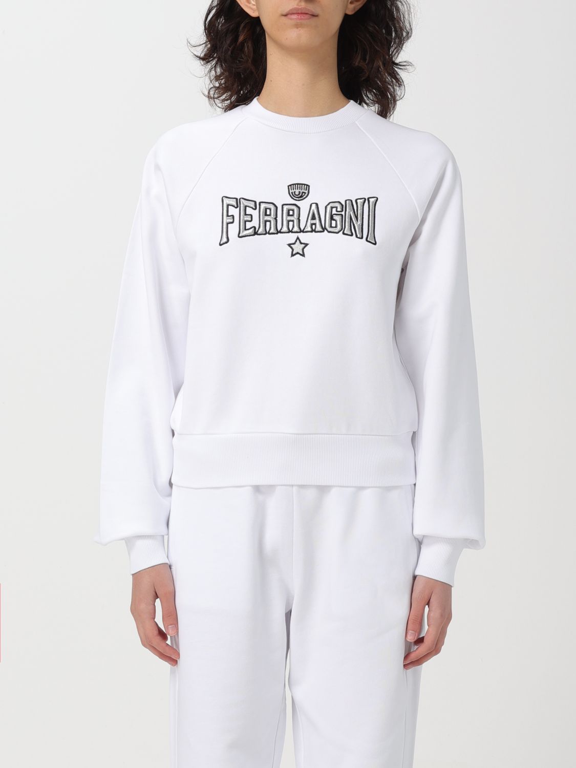 CHIARA FERRAGNI Sweatshirt CHIARA FERRAGNI Woman colour White