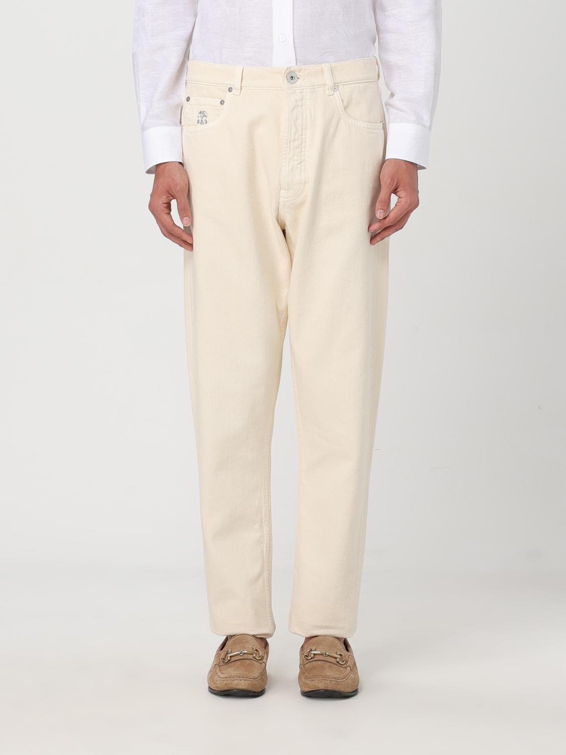 Brunello Cucinelli Jeans BRUNELLO CUCINELLI Men color White