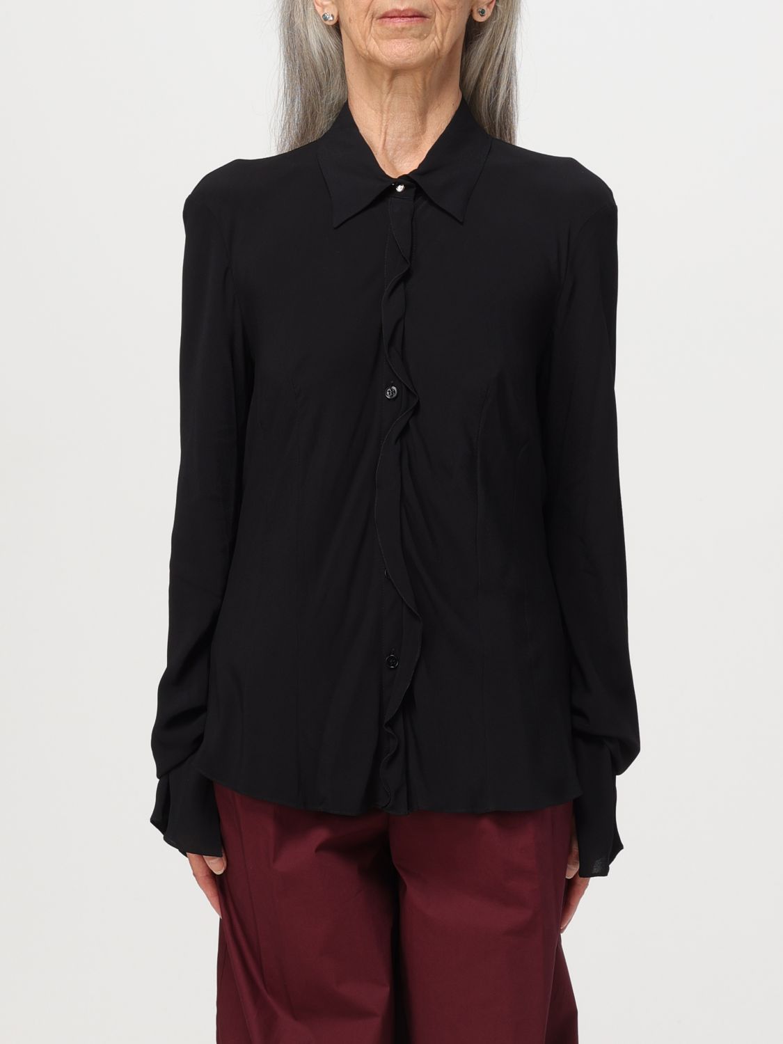 Patrizia Pepe Shirt PATRIZIA PEPE Woman colour Black