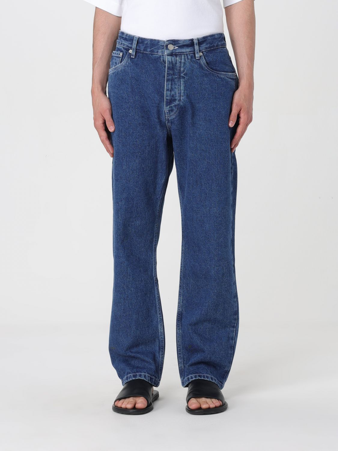 Studio Nicholson Jeans STUDIO NICHOLSON Men colour Denim