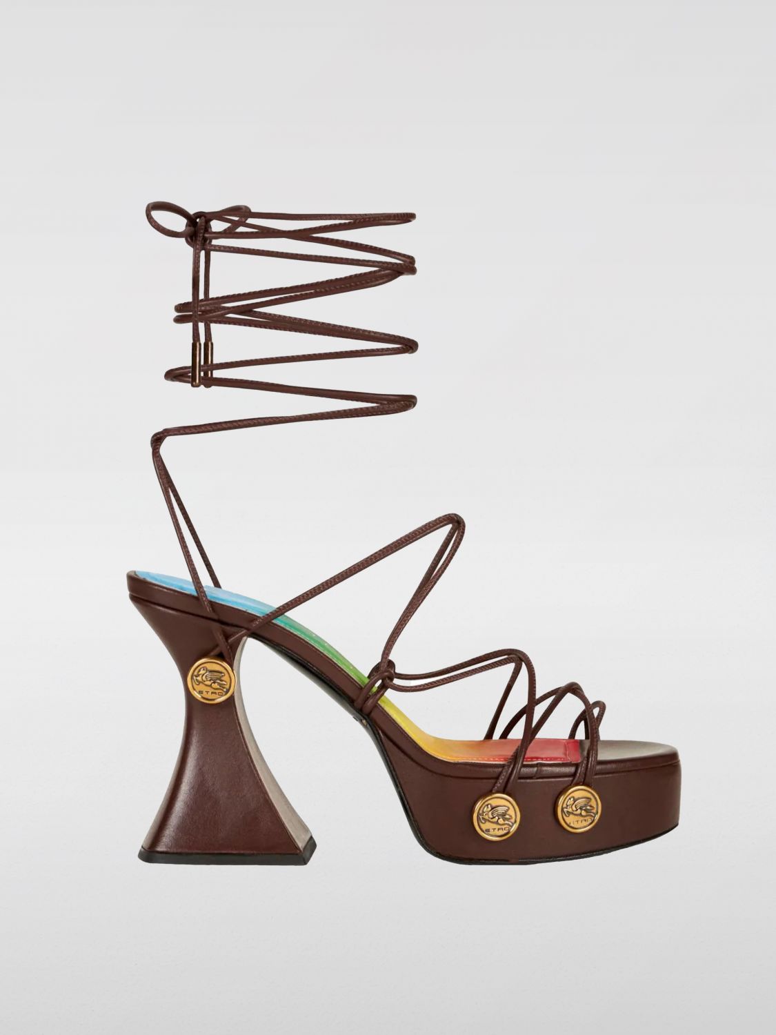 Etro Heeled Sandals ETRO Woman color Brown